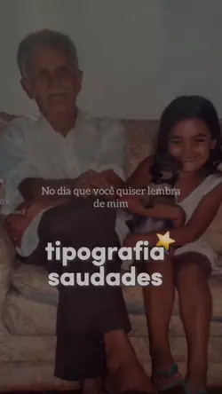 tipografia saudades⭐️