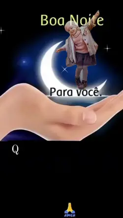 você na lua