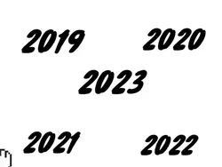 2019 to 2023 