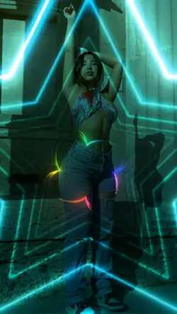 overlays 3D neon