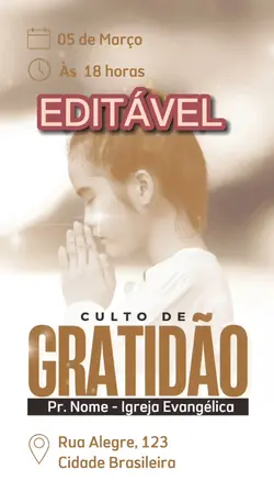 Culto de Gratidão
