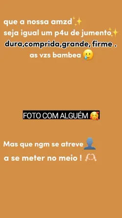 Nossa amizade...