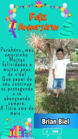Parabéns sobrinho 