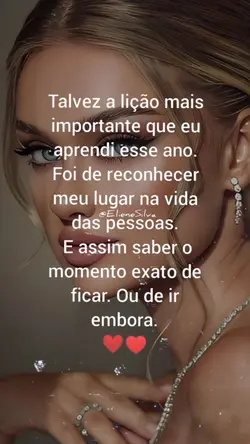 Lição mais important