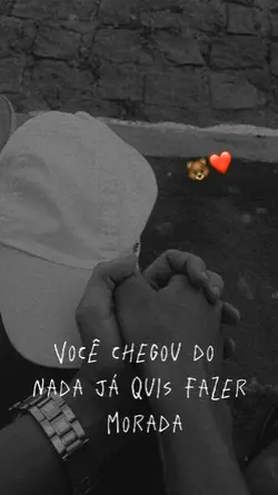vc chegou do nada