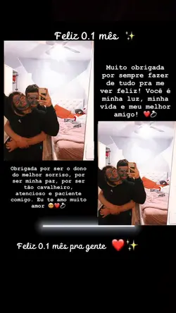 1 mês namoro