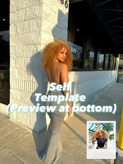 Self template😍