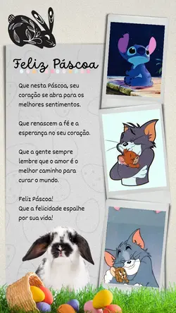 Cartão de Páscoa 