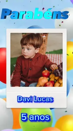 Nome e foto criança 