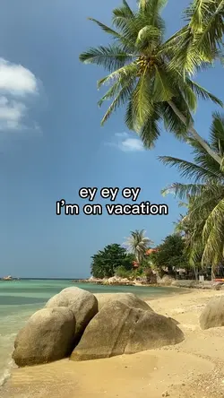 I’m on vacation 