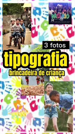 tipografia criança