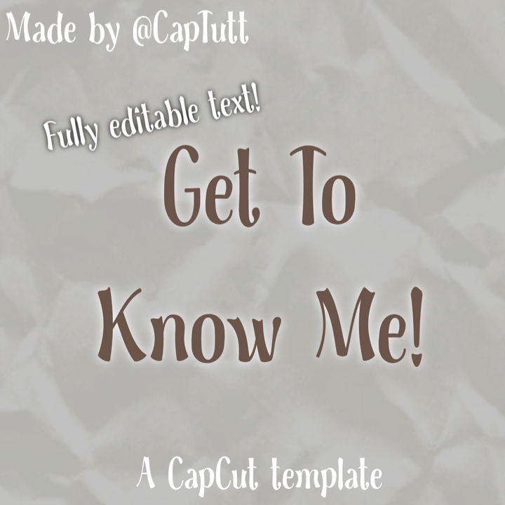 capcut template cover