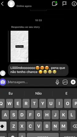 É você está certa 