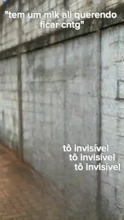 Tô invisível 