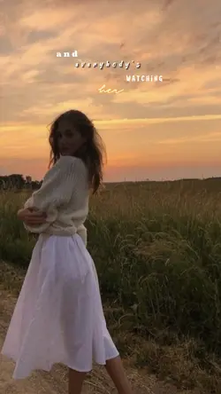 she’s looking at you