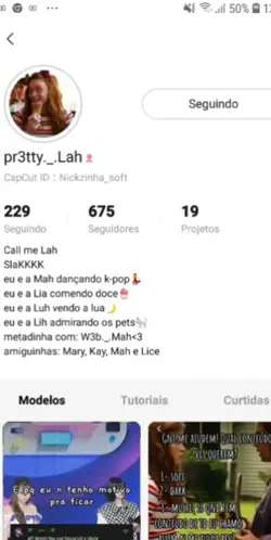 segue ela pfv gente