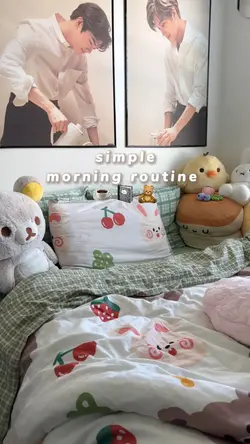 morning routine ☕️📓🧸