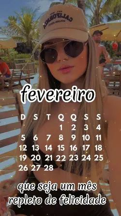 calendário fevereiro