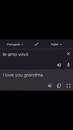Te amo vó....