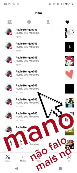 não falo nada