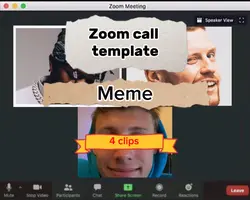 Zoom call meme🖥️