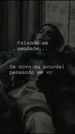 Saudade de vc 