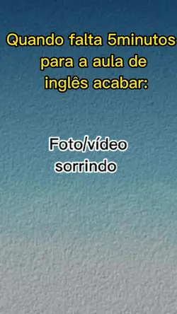 aula de inglês 