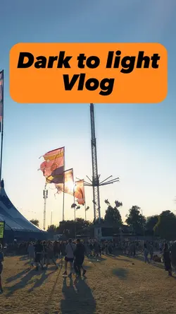 Dark to light vlog