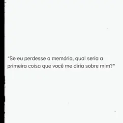 Perder a memória.