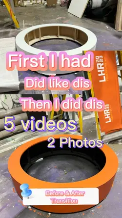 First I did like dis