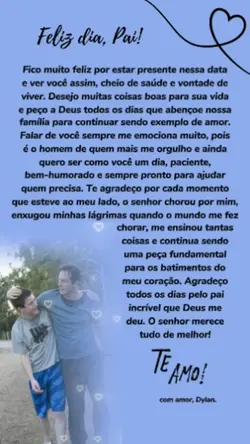 FELIZ VIDA, PAI!