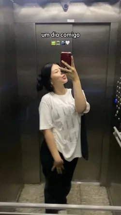um dia comigo🤍