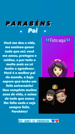 modelo para o pai