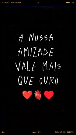 Nossa amizade 
