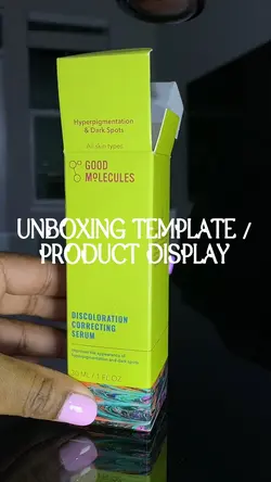 Unboxing Template