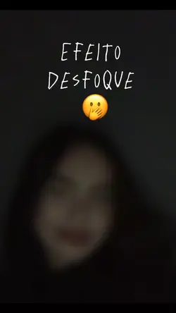 Efeito desfocado 
