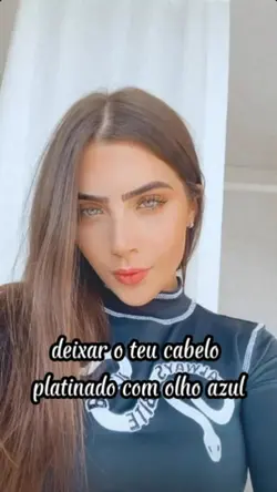 cabelo platinado