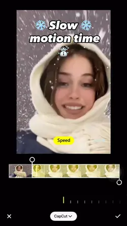 snow slowmo
