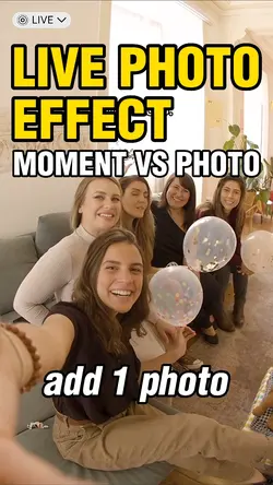 Live Photo effect