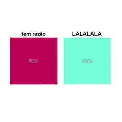 lalalala tem razao