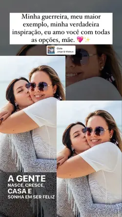 De filha para mãe ❤️✨