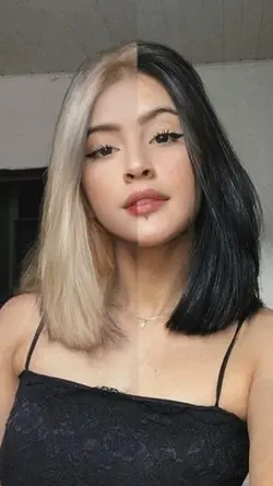 Efeito cabelo loiro
