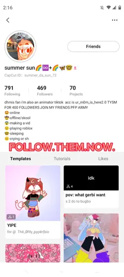 FOLLOW THEM NOW