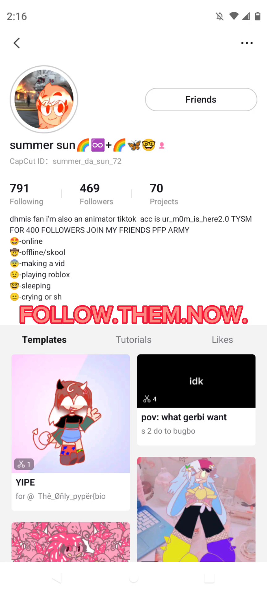 capcut template cover