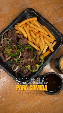Modelo para comida