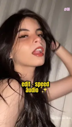 speed áudio edit ✨