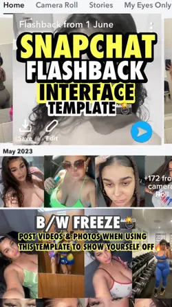 SNAPCHAT INTERFACE 📸