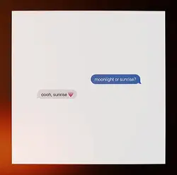 moonlight or sunrise