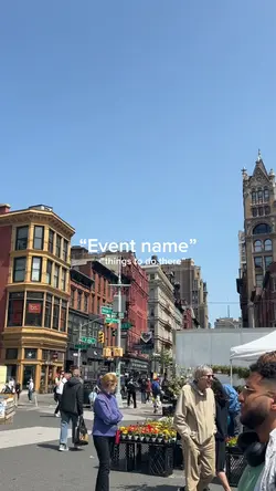 Event template