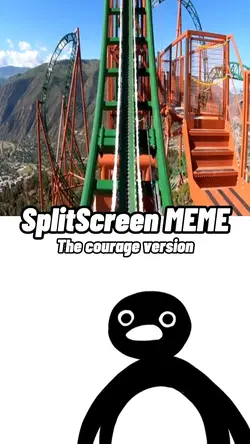 Split screen meme